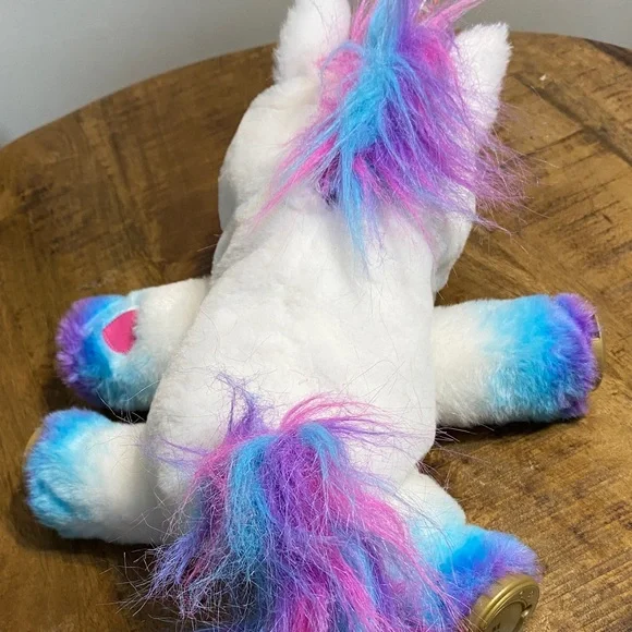 Magical Unicorn Plush Toy - White and Purple - Picture 2 of 4